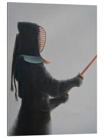 Quadro em plexi-alumínio Kendō Warrior