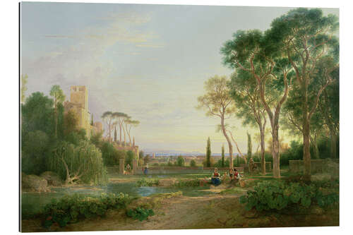 Galleriprint Extensive Garden Scene in the Bay of Naples