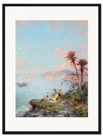 Gerahmter Kunstdruck Eine Ansicht von Monaco