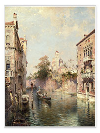 Wandbild  Rio San Bernardo, Venedig - Franz Richard Unterberger