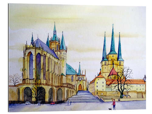 Gallery print Cathedral in Erfurt, Germany