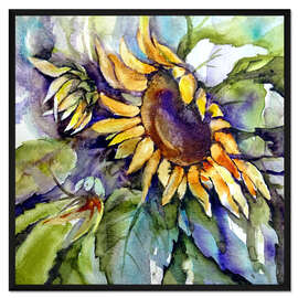 Gerahmter Kunstdruck Sonnenblumen