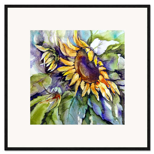 Plakat artystyczny premium w ramie Sunflowers