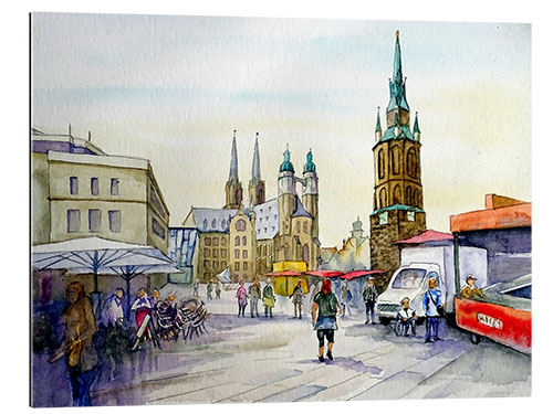 Galleriprint Market Square in Halle (Saale), Germany