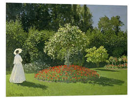 Bilde på skumplate Jeanne-Marguerite Lecadre in the Garden, 1866