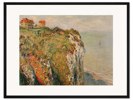 Gerahmter Kunstdruck Steilküste bei Dieppe, 1882