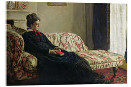 Akrylbilde Meditation, or Madame Monet on the Sofa, c. 1871