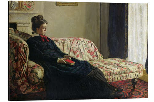 Cuadro de plexi-alu Meditation, or Madame Monet on the Sofa, c. 1871