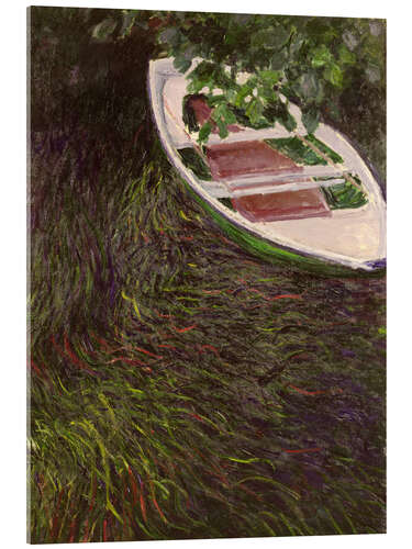Tableau en verre acrylique La Barque, vers 1890