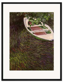 Gerahmter Kunstdruck Das Ruderboot, ca. 1890