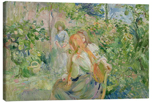 Canvas print In the Garden at Roche-Plate, 1894