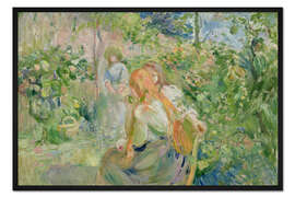 Gerahmter Kunstdruck Im Garten von Roche-Plate, 1894