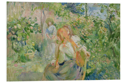 Foam board print In the Garden at Roche-Plate, 1894