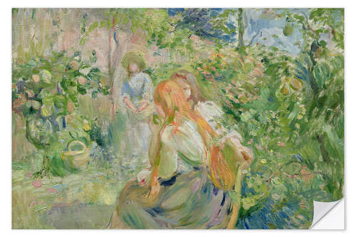 Muursticker In the Garden at Roche-Plate, 1894