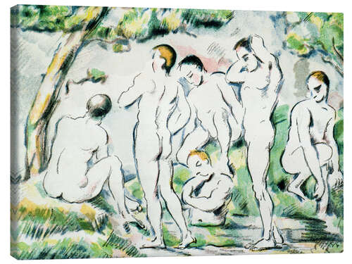 Leinwandbild Die Badenden, 1897