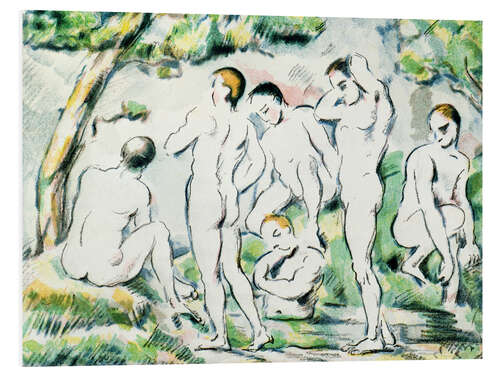 Foam board print The Bathers, 1897