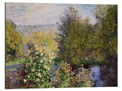 Tableau en aluminium Coin de jardin à Montgeron, 1876