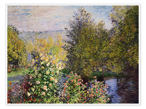 Poster Corner of the Garden at Montgeron, 1876