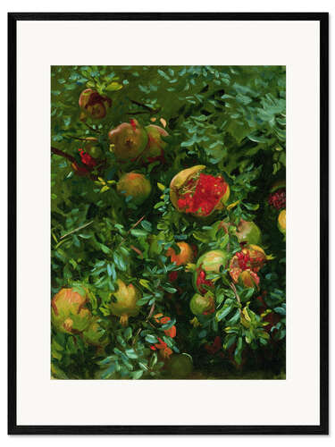 Kehystetty taidepainatus Pomegranates, Majorca, c.1908