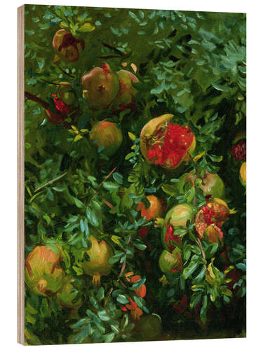 Wood print Pomegranates, Majorca, c.1908