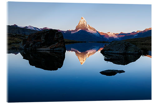 Acrylic print Sunrise at the Matterhorn