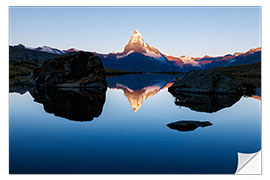 Wandsticker Sonnenaufgang am Matterhorn
