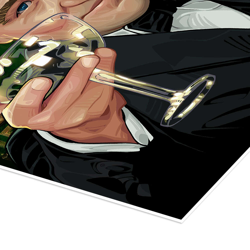 Cheers! - The Great Gatsby print by Nikita Abakumov | Posterlounge