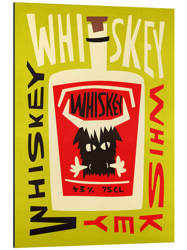 Aluminium print Whiskey