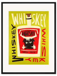 Gerahmter Kunstdruck Whiskey