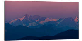 Cuadro de aluminio Al amanecer sobre el Grossglockner