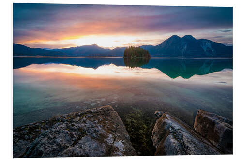 Stampa su PVC Tramonto a Walchensee