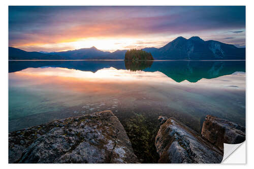 Sisustustarra Sunset at Walchensee