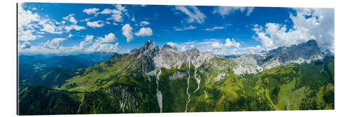 Gallery print Large bishop's cap at the Dachstein, Panorama