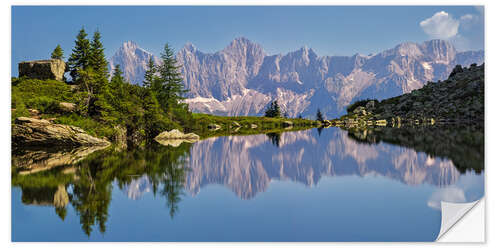 Wall sticker Spiegelsee at the Dachstein