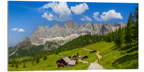 Gallery print A village in the Alps