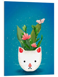 Gallery print Kitty-Cat Flowerpot