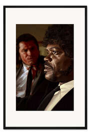 Gerahmter Kunstdruck Jules und Vince, Pulp Fiction