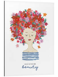 Magnettafel Believe in your own beauty