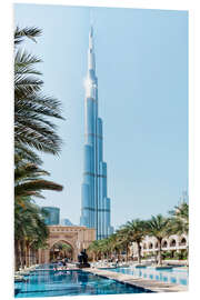 Foam board print Dubai - Wonderful Burj Khalifa