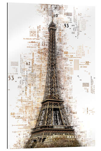 Gallery print Numbers - Paris Eiffel Tower