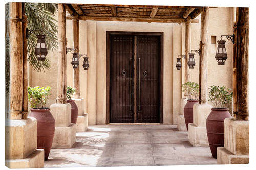 Canvas print Desert Home - Under the Pergola