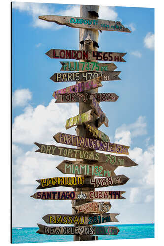 Aluminium print Florida - All Directions