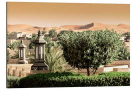 Aluminium print Desert Home - Sunset - Philippe HUGONNARD