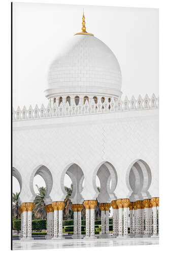 Cuadro de aluminio White Mosque - Architectural Masterpiece