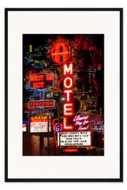 Gerahmter Kunstdruck Numbers - Vegas