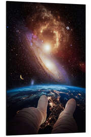 Magnettafel Durch den Weltraum schweben