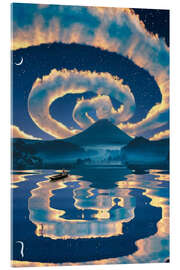 Akrylglastavla Magic Clouds in Reflection