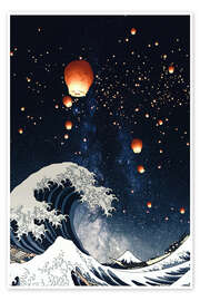 Poster  The Big Wave under the Lantern Sky - Gen Z