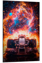 Magnettafel Mit Feuer und Blitz