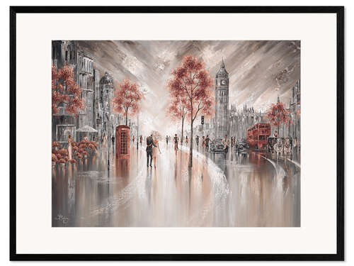 Gerahmter Kunstdruck Londoner Luxus